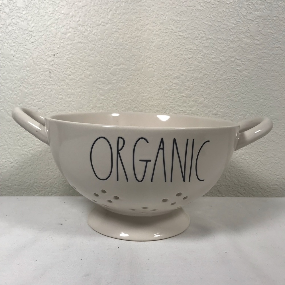 Rae Dunn colandar strainer organic rare
